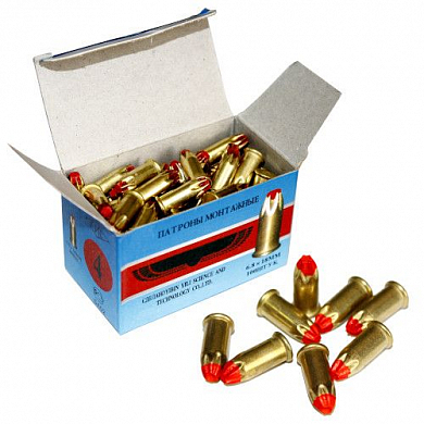 Монтажные патроны Д-4 (100) 6,8х18 Гефест красн. Gefest Г Д-4 Красный 
