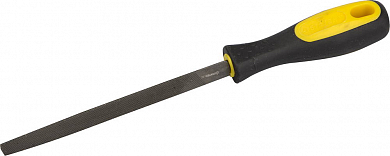 Напильник STAYER "PROFI" трехгранный, с двухкомпонентной рукояткой, для заточки ножовок, 150мм от компании ПРОМАГ