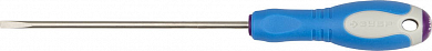 Отвертка ЗУБР, Cr-V сталь, трехкомпонентная рукоятка, цветовая индикация типа шлица, SL, 3,0x100мм от компании ПРОМАГ