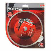 Алмазный диск 180х22.2х2,3мм MATRIX Professional сплошной, для керамической плитки, кафеля, мрамора. MATRIX 73187 