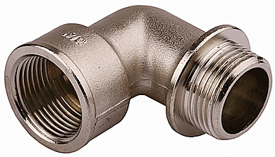 Уголок GENERAL FITTINGS никелированная латунь, г/ш, 1/2" GENERAL FITTINGS 51071-G/S-1/2 