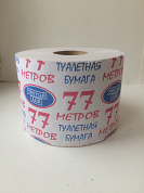 77 метров Туалетная бумага 1-слойная тонированная PAWA 4607009240466 