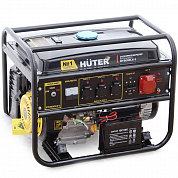 Генератор бензиновый HUTER DY8000LX, 220 В, 6,5 кВт, бак 25л,  64/1/19 