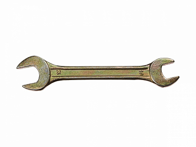 Ключ рожковый гаечный DEXX, желтый цинк, 10х12мм от компании ПРОМАГ