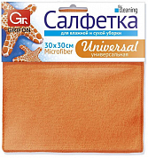 GRIFON салфетка из микрофибры универсальная 30 * 30 см 1 шт GRIFON 4607699000104 