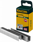 Скобы тип 140, 14 мм, супертвердые, KRAFTOOL 31680-14, 1000 шт от компании ПРОМАГ