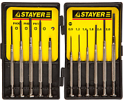 STAYER "MASTER". Набор: Отвертки часовые для особо точных работ, с цельнометаллическими рукоятками от компании ПРОМАГ