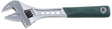 Ключ разводной KRAFTOOL, Сr-V, двухкомпонентная рукоятка, 6" / 150мм от компании ПРОМАГ