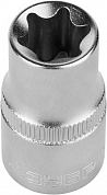 Головка торцовая ЗУБР "МАСТЕР" (1/2"), Cr-V, E-TORX, хроматированное покрытие, E16 ЗУБР 27719-16 