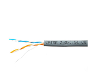 Витая пара U/UTP Cat 5e 2х2х0.52 нг(А)-HF Паритет 111006 