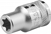 Торцовая головка KRAFTOOL "INDUSTRIE QUALITAT", Cr-V, внешний TORX, хромосатинированная, 1/2", Е 14 KRAFTOOL 27810-14_z01 