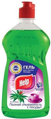 HELP Гель для мытья посуды Алоэ 500 мл HELP 4605845001036 