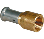 Муфта пресс 16х1/2'ВР латунь (18P-1604) Henco 18P-1604 