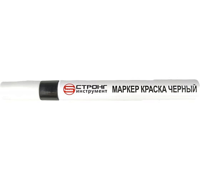 Маркер краска STR строительный, черный Strong СТМ-60108005 