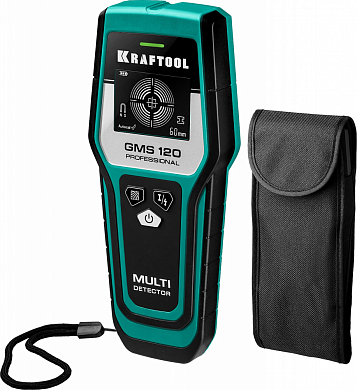 Металлодетектор KRAFTOOL GMS 120, ЖК дисплей, универсальный