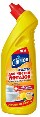 CHIRTON Гель для чистки туалета Лимон 750 г