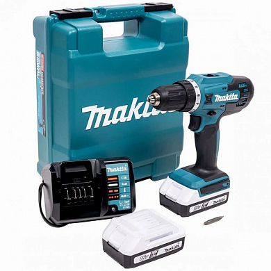 Makita Дрель ак,18В,2х1.5АчLi-ion,БЗП-13мм,0-400\0-1400об\м,42\24Нм,1.7кг,чем/DF488DWE заказать на isnab.ru