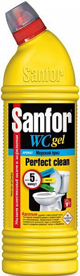Sanfor WC гель чист для туалета Морской бриз 750 г Sanfor 4602984002764 