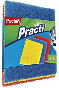 PACLAN Мочалка для посуды абразивная 3 шт Paclan 5900942320059 