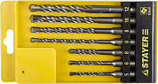 Набор STAYER "PROFI" Буры по бетону, хвостовик "SDS-Plus", 5х110; 6х110; 6х160; 8х110; 8х160; 10х160 STAYER 2930-H7 