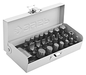Набор ЗУБР: Биты специальные в металлическом боксе, PH, SL, HEX, TORX, SPLINE, 32 предмета ЗУБР 2655-H32 
