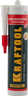 Герметик силиконовый KRAFTOOL красный, температуростойкий (от -62 С до 275 С), 300мл KRAFTOOL 41259 
