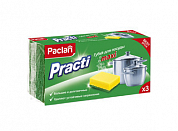 Paclan Practi Maxi Губки для посуды, 3 шт. Paclan 4610015984125 