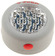 Фонарь светодиодный ЗУБР, 24 LED, магнит, крючок для подвеса, 3ААА ЗУБР 61812 