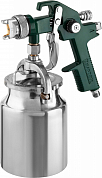 Краскопульт пневматический KRAFTOOL AirKraft, HVLP, с нижним бачком, 1,4мм KRAFTOOL 06520-1.4 