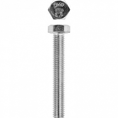 Болт KRAFTOOL с шестигранной головкой, DIN 933, класс прочности 8.8, оцинкованный, M12x60мм, 50шт