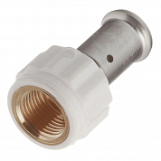 Муфта пресс 16х1/2'ВР переходная, ПВДФ белая (18PKW-1604) Henco 18PKW-1604 