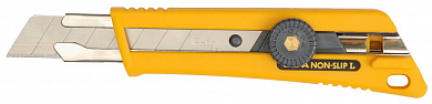 Нож OLFA с выдвижным лезвием, со специльным покрытием, фиксатор, 18мм от компании ПРОМАГ