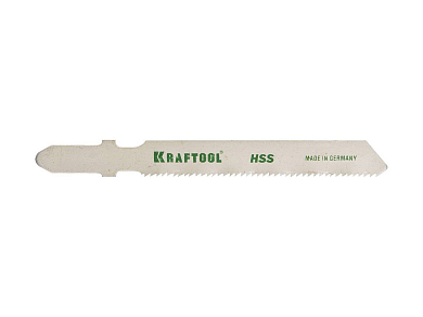 Полотна KRAFTOOL, T118A, для эл/лобзика, HSS, по металлу (1,5-2мм), EU-хвост., шаг 1,2мм, 55мм, 5шт от компании ПРОМАГ