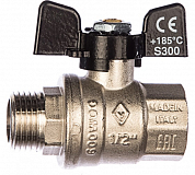 Кран шаровой 1/2' ВН бабочка OREGON серия 307 полный проход (03070060) Bugatti 03070060 