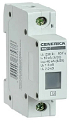 Ограничитель перенапряжения ОПС1-C 1Р 10/40кА 230В GENERICA IEK MOP20-1-C-G 