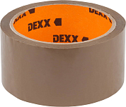 Лента DEXX клеящая упаковочная, коричневая, 40мкм, 48мм х 50м DEXX 12057-50-50 