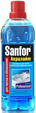 Sanfor Гель для чистки акриловых ванн Акрилайт Professional 920 мл Sanfor 4602984004898 