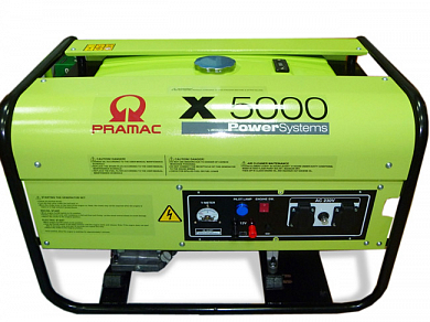 PRAMAC X5000, номинальная мощность -  3,7 кВА (1 фаза) HS