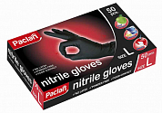 PACLAN Перчатки нитриловые черные размер L, 50 шт. Paclan 4650086012204 