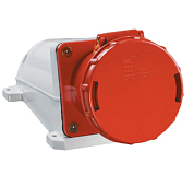 Розетка 133 стационарная 2Р+РЕ 63А 220В IP54 IEK PSR11-063-3 
