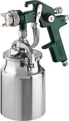 Краскопульт пневматический KRAFTOOL AirKraft, HVLP, с нижним бачком, 1,4мм KRAFTOOL 06520-1.4 