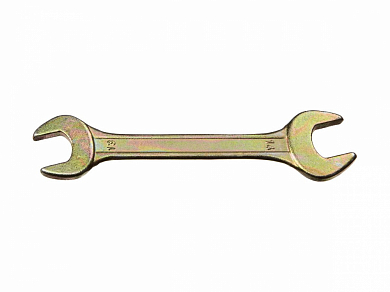 Ключ рожковый гаечный DEXX, желтый цинк, 13х14мм от компании ПРОМАГ