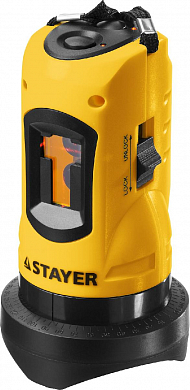 Нивелир линейный лазерный SLL-1, STAYER 34960, дальность 10м, точн. +/-0,5 мм/м заказать на isnab.ru