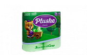 PLUSHE CLASSIC Бумага туалетная Зелёное яблоко 4 рулонов 18 м, 2 слоя, 12 в упаковке  7942361010171 