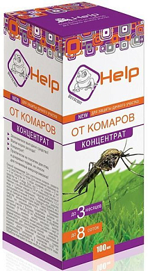 HELP Концентрат от КОМАРОВ на весь сезон более 50 соток инсектицидный 100 мл HELP BOYSCOUT 4610016199986 