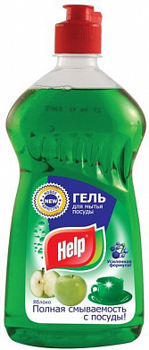 HELP Гель для мытья посуды Яблоко 500 мл HELP 4605845000534 