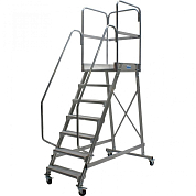 Лестница с площадкой 7 ступ. Krause 820051 