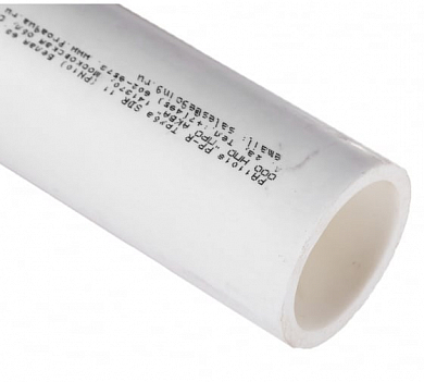 Труба полипропиленовая PPR PN10 63 х 5.8 белая (PA11018) PRO AQUA PA11018 