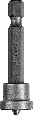 Бита ЗУБР "МАСТЕР" Phillips, с ограничителем, 50 мм, тип хвостовика E 1/4", Cr-V, 1 шт в слайде ЗУБР 26002-2-50-1 