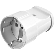 Розетка STAYER "MASTER" электрическая, с заземлением, 16А/220В, белая STAYER 55180-W 